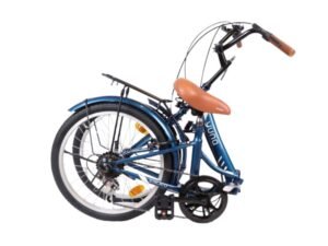 bicicleta aro 20 plegable azul