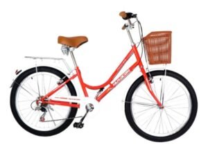 bicicleta vintage aro 24 huracan rojo