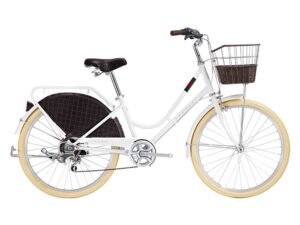 bicicleta vintage aro 26 lauren blanco